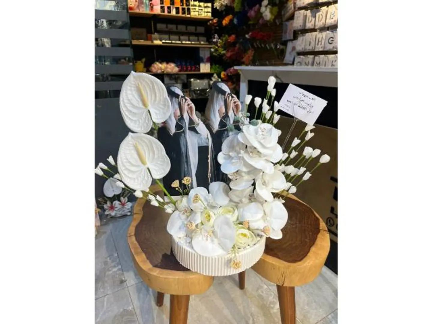 ستاند زواج ورد صناعي ٤