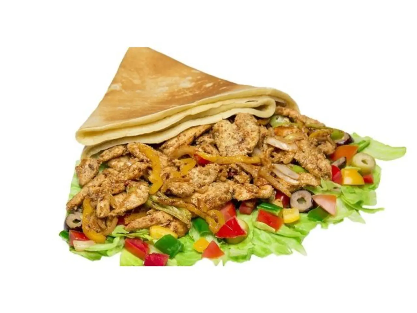 Mixed Chicken Crepe