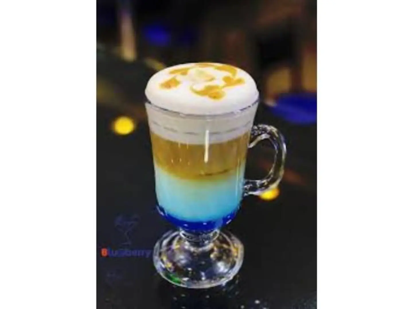 بلو لاتيه بارد