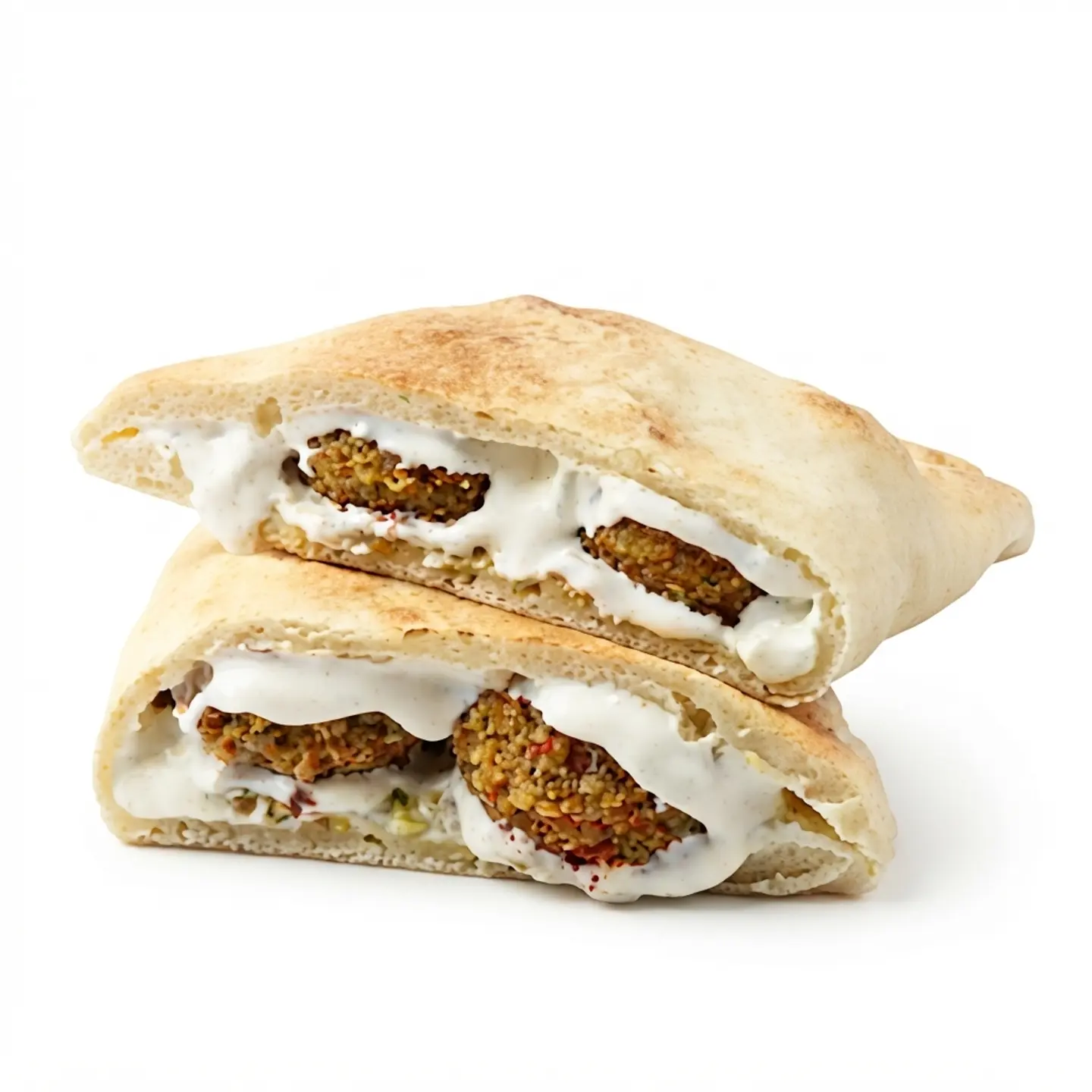 Falafel And Labneh Pie