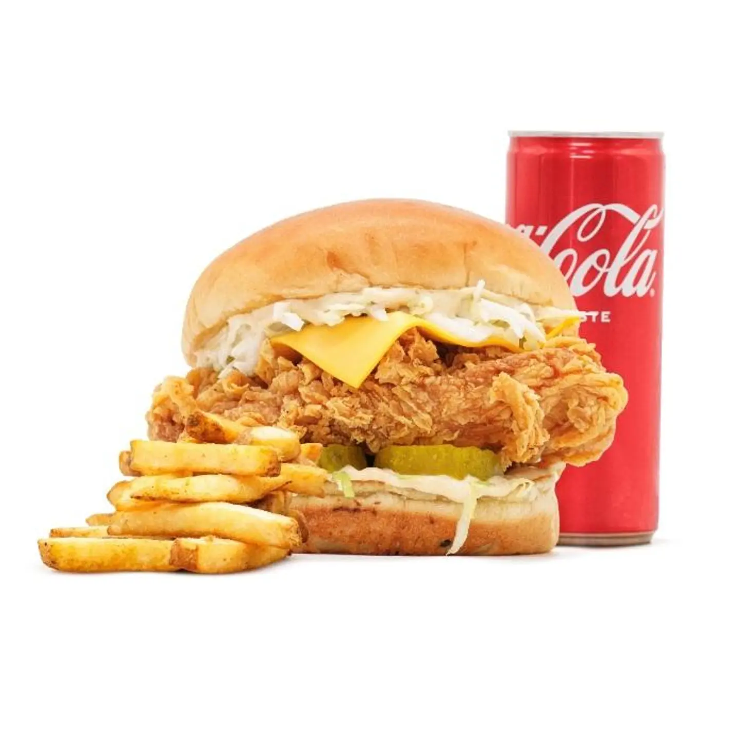 وجبة برجر دجاج كرسبي