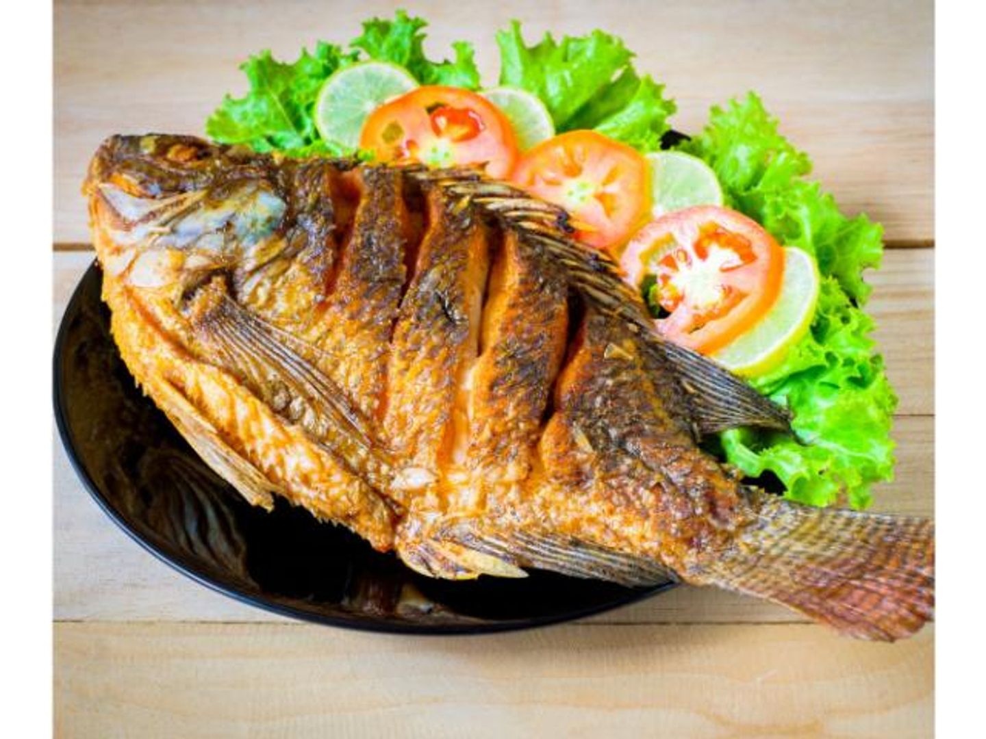 سمك البلطي بدون أرز