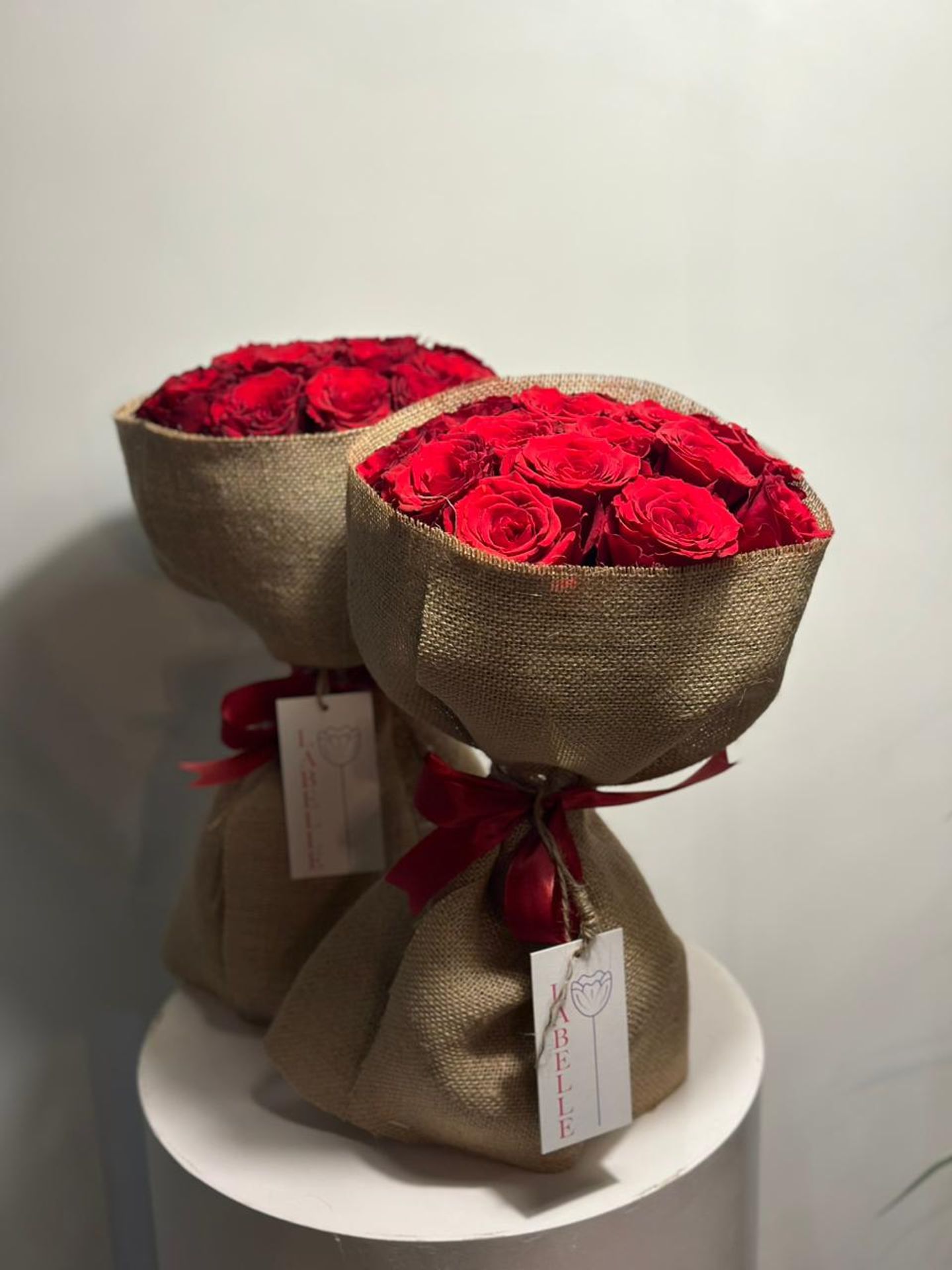 Two Red Roses Bouquet