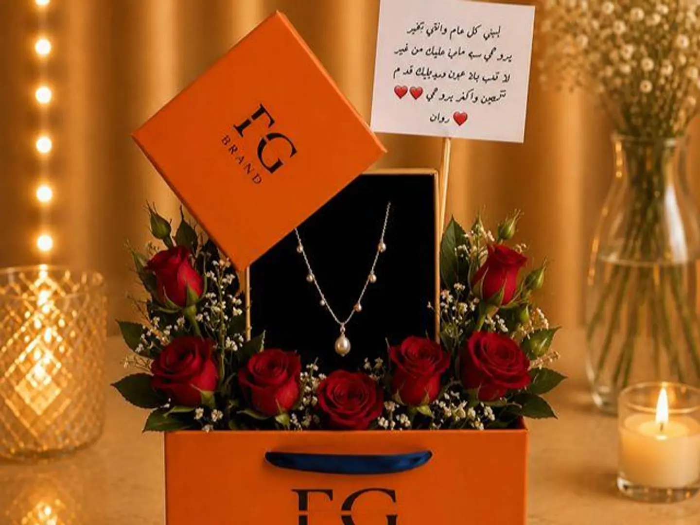 Necklace With A Changeable Flower 1