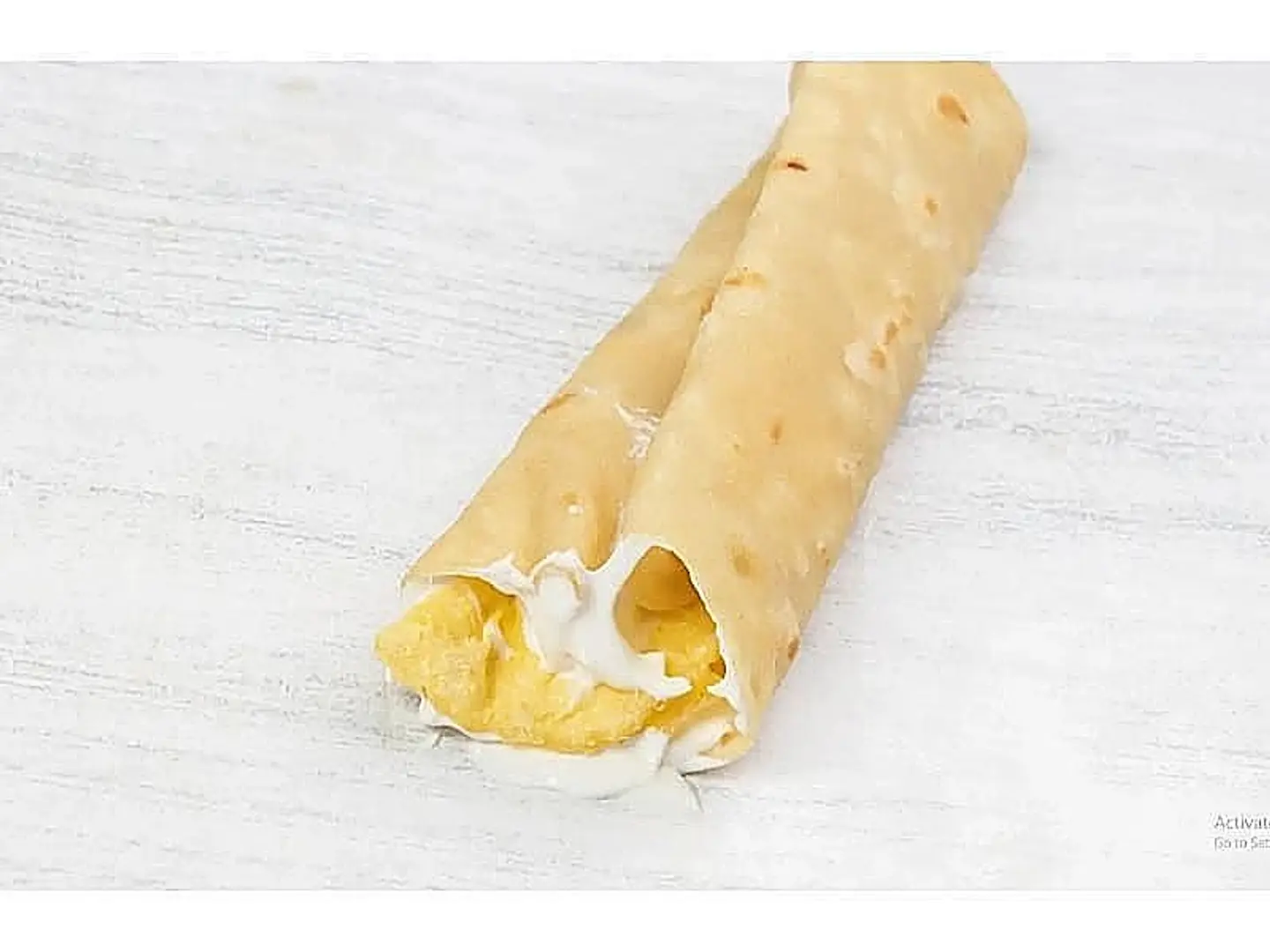 Egg Chapati With Cream Cheese