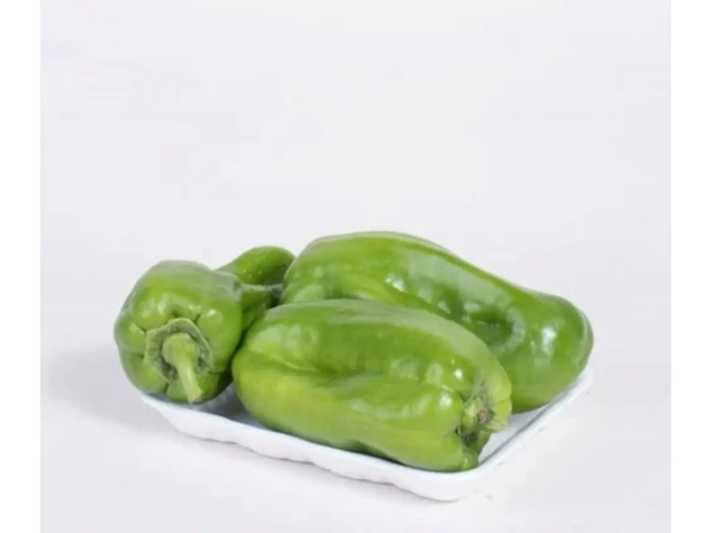 Green Capsicum Pepper Plate