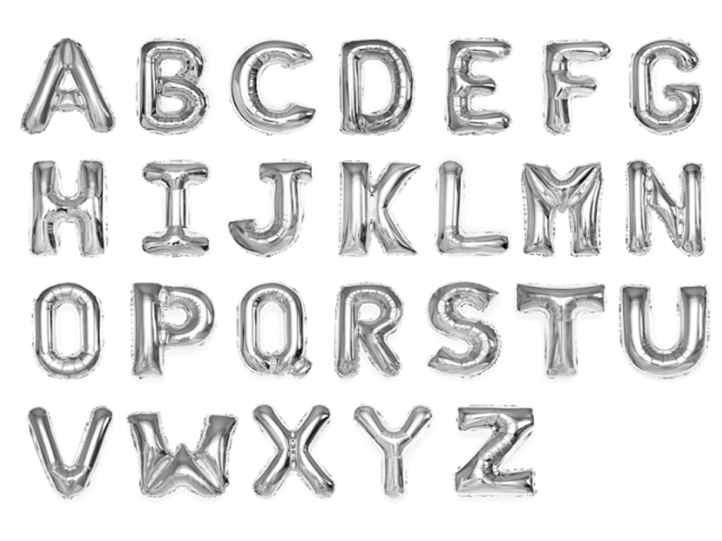 Helium Colored Letters