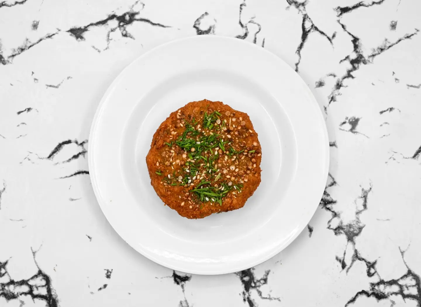 Stuffed Falafel Patty