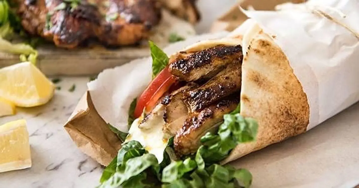 ساندوتش شورما دجاج