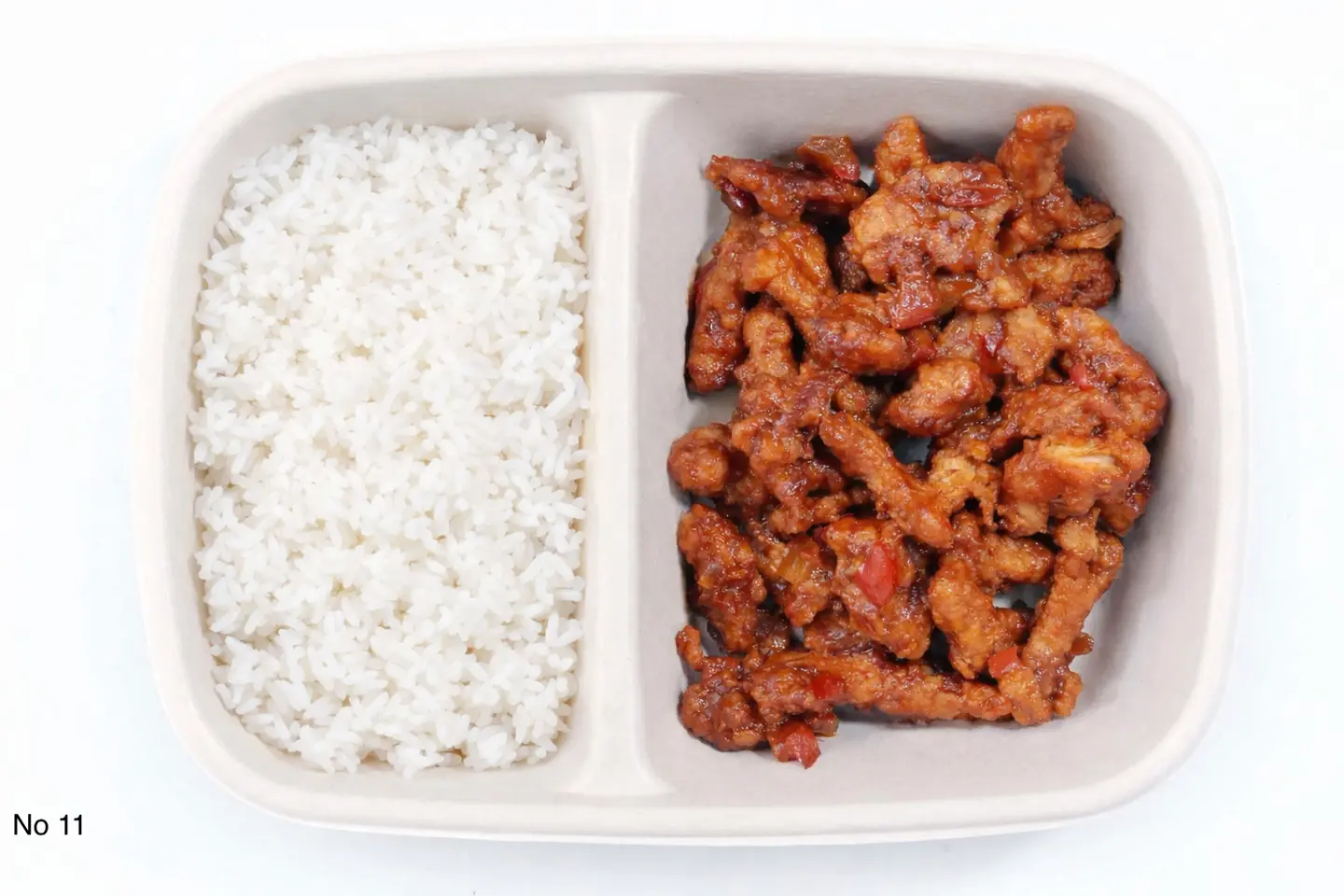 Crispy Chilli Chicken & Rice (Low Calories)