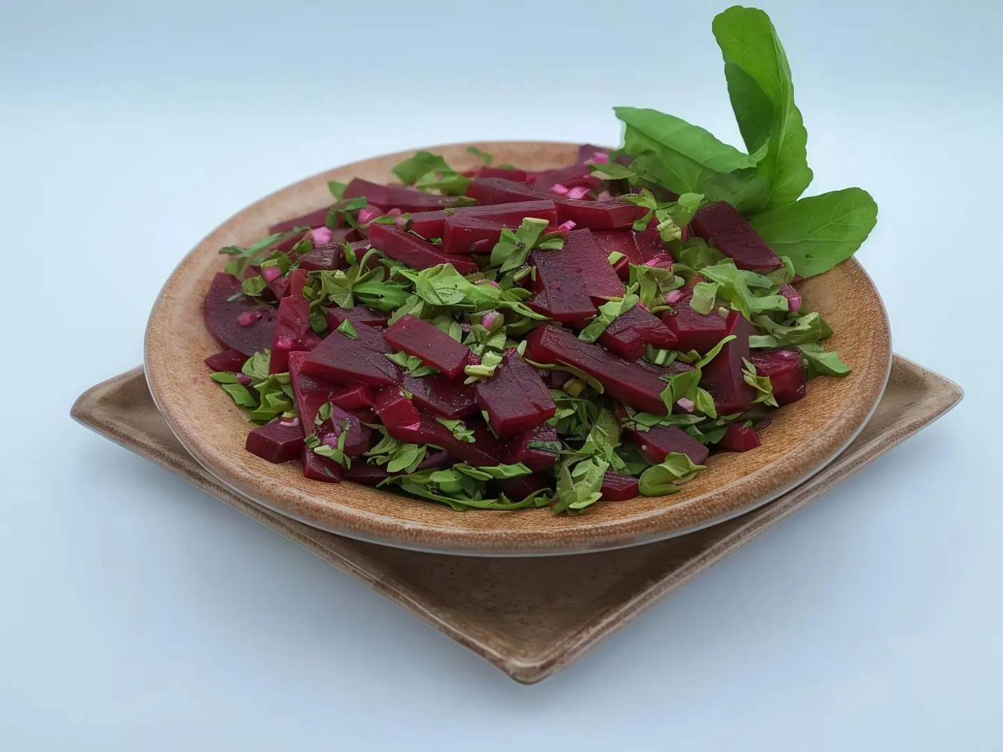 سلطة بنجر مع الجرجير