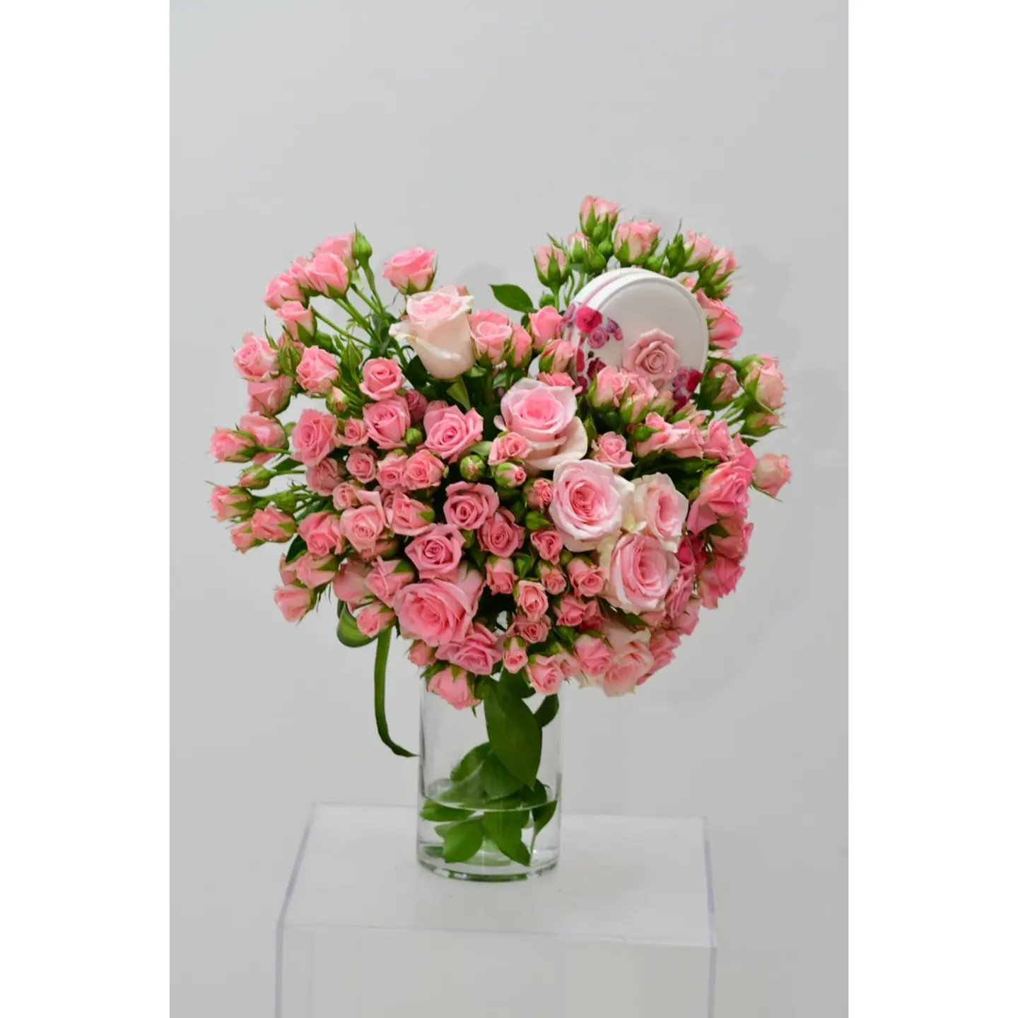 Pink Heart Vase