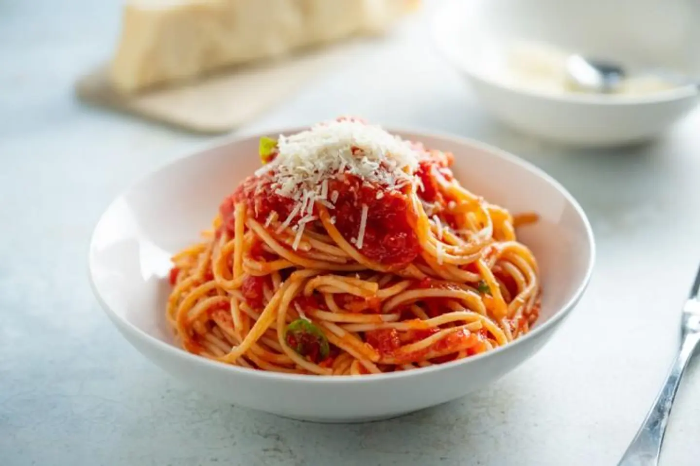 Plain Pasta With Sauce