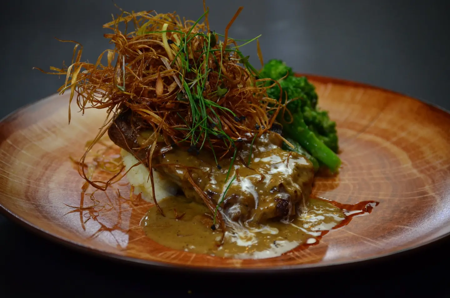 Sitak With Pepper Sauce