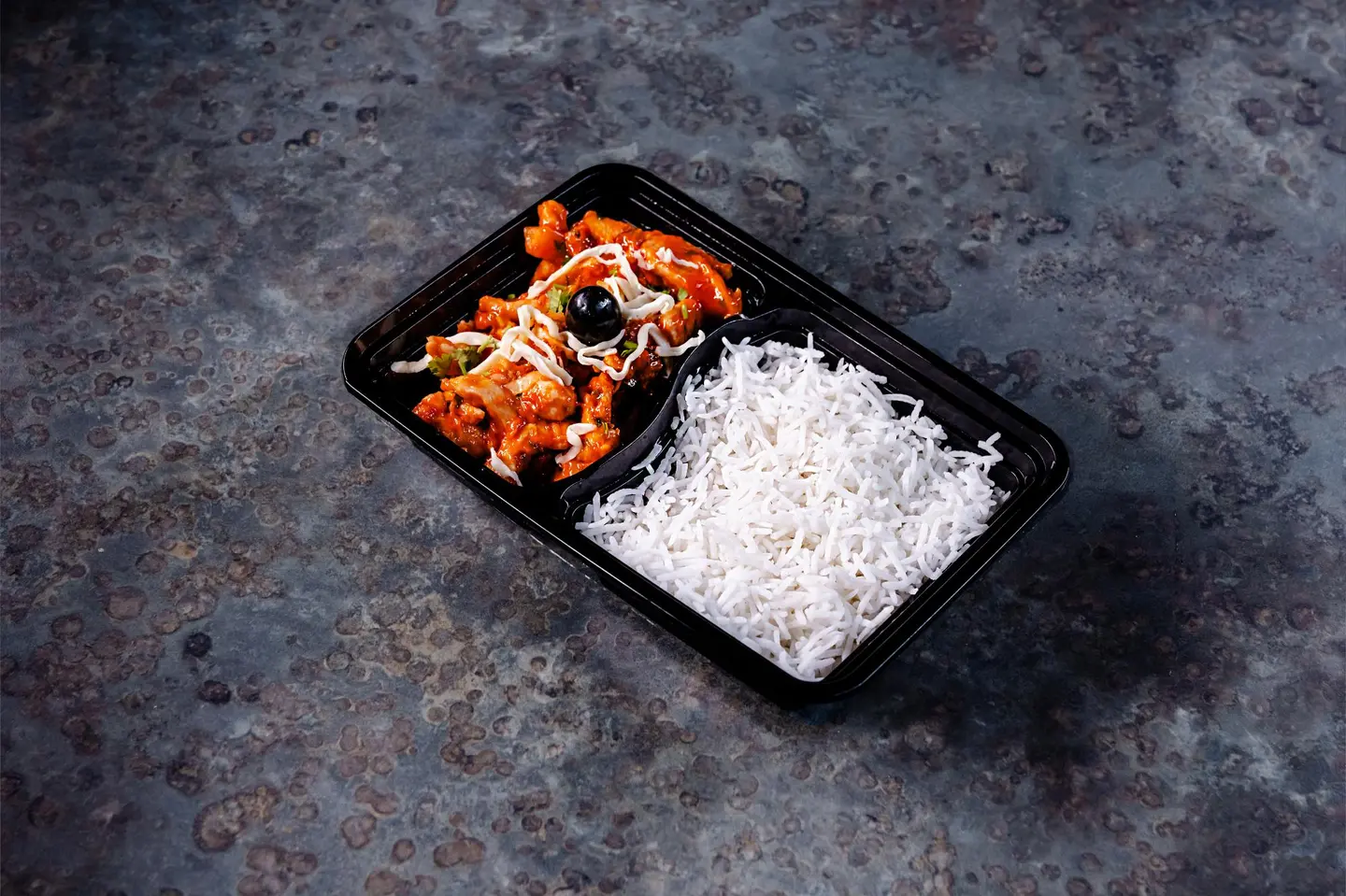 White Rice With Chicken Fajita