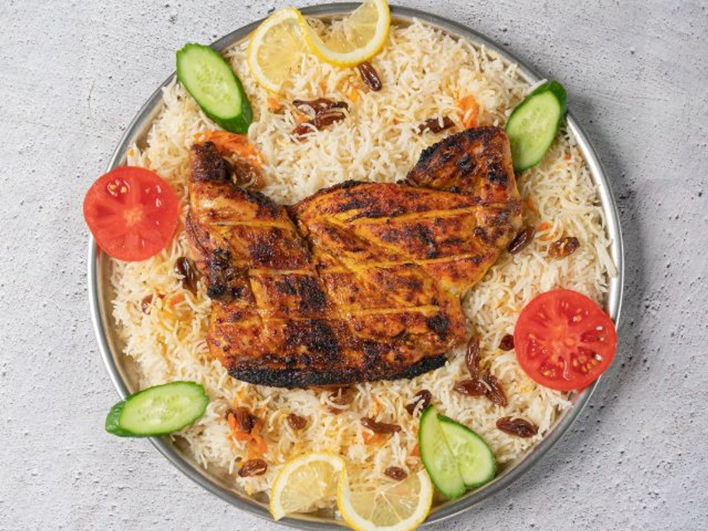 Al Fahm Chicken With Rice - Full Chicken