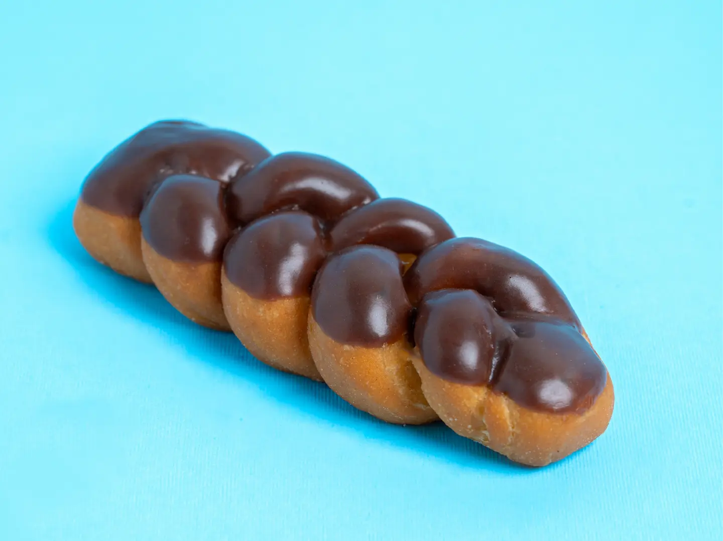 Braided Chocolate Donut