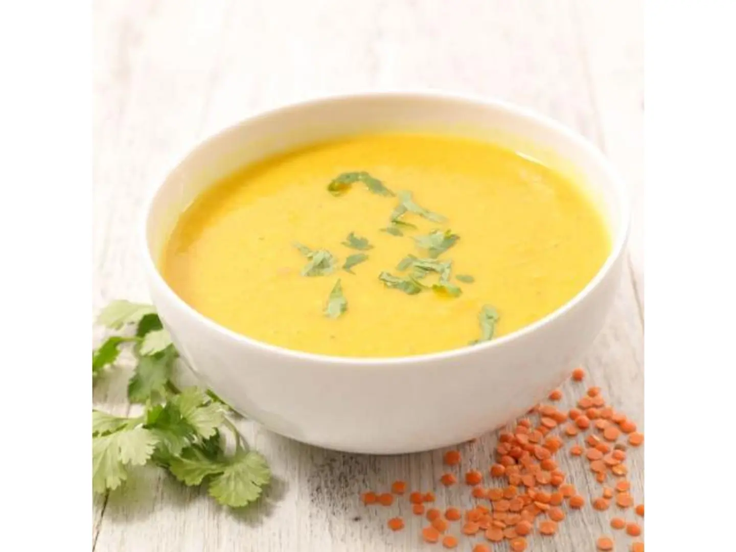 صحن شوربة عدس