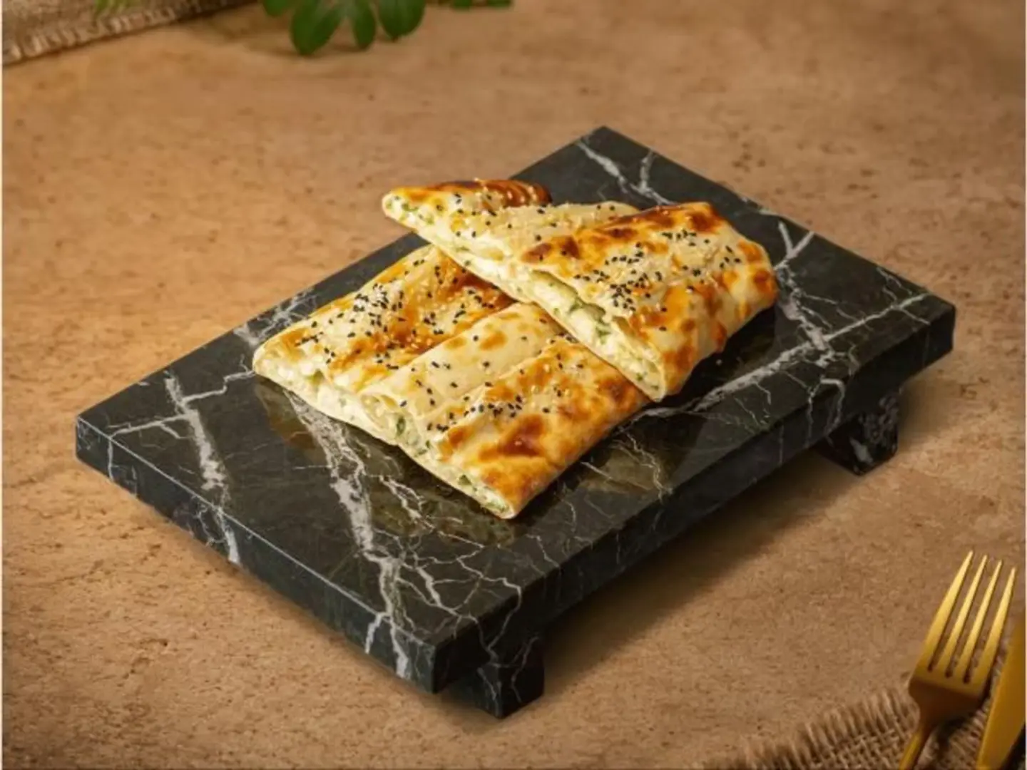 Cheese Manakeesh With Oman Chips