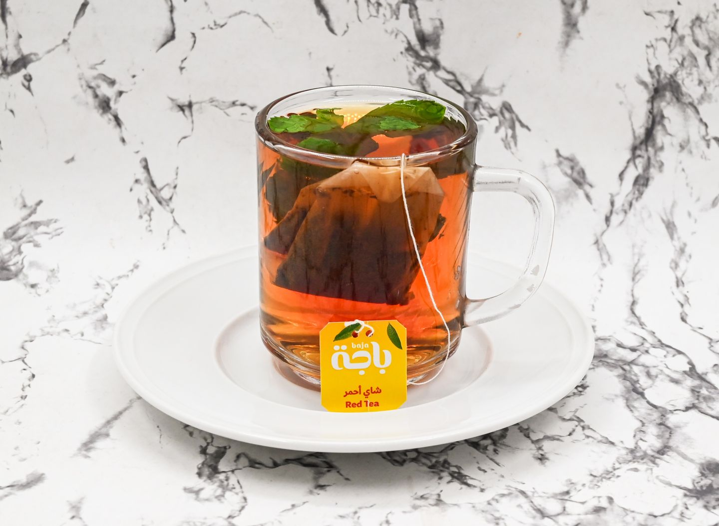 Red Mint With Tea
