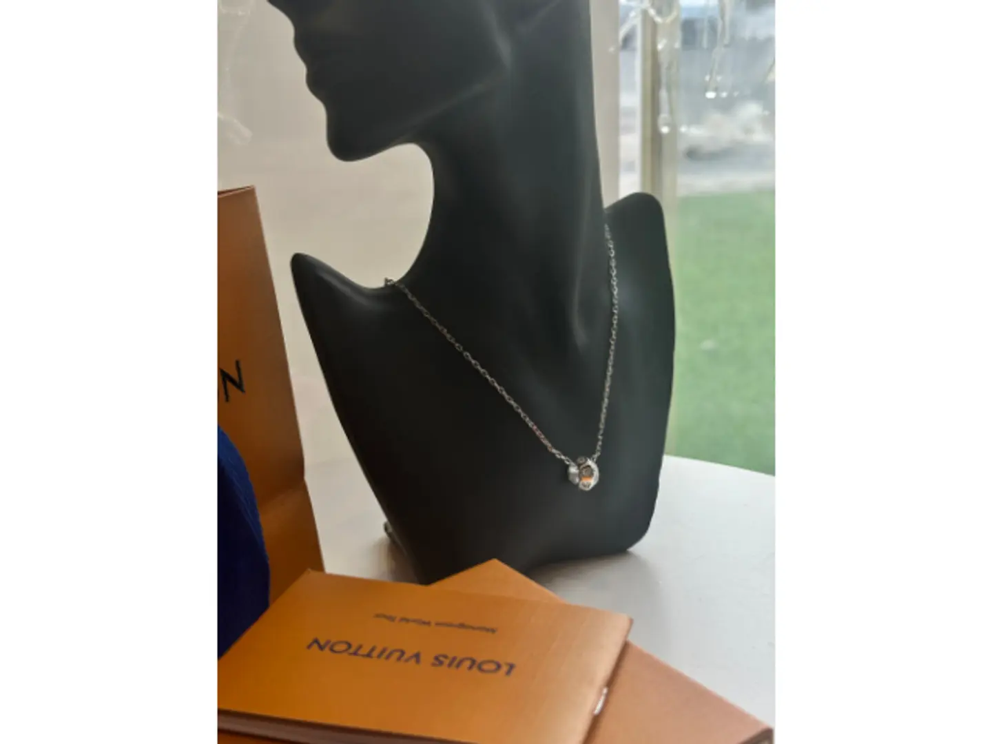 Louis Vuitton Silver Necklace