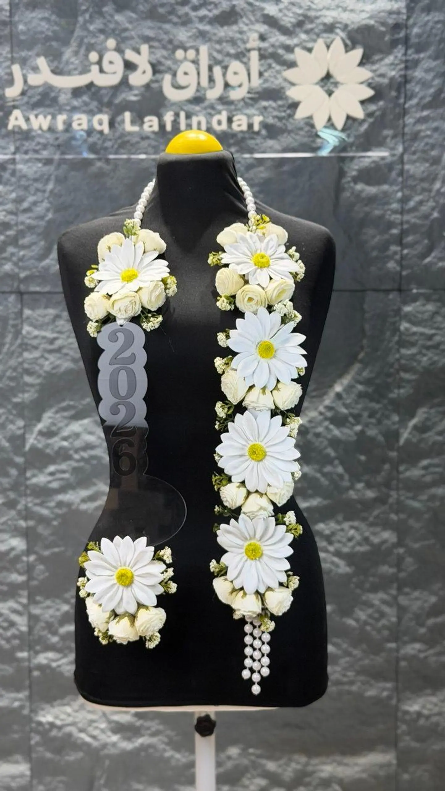 White Galberia Graduation Contract