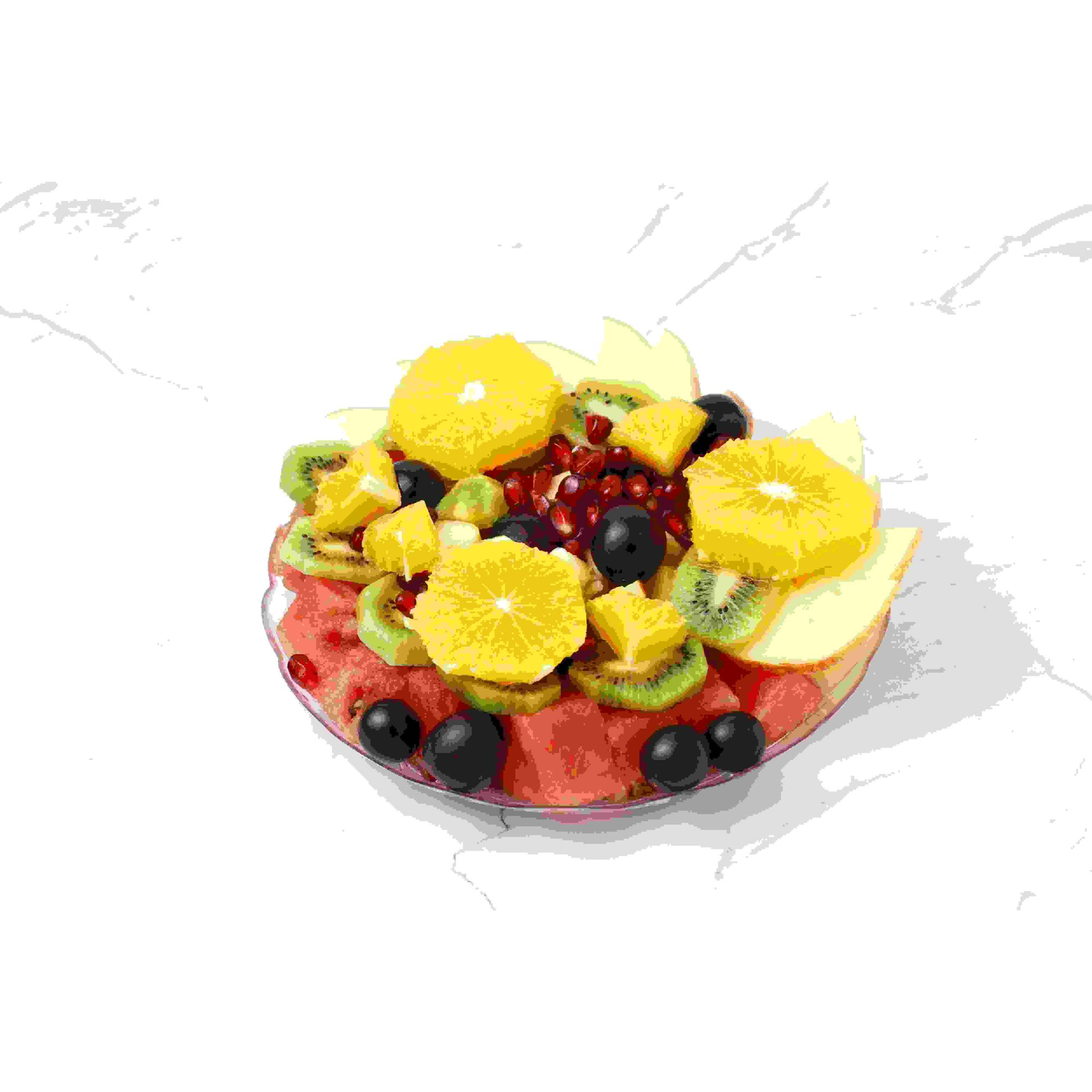 صحن فواكة مقطعة