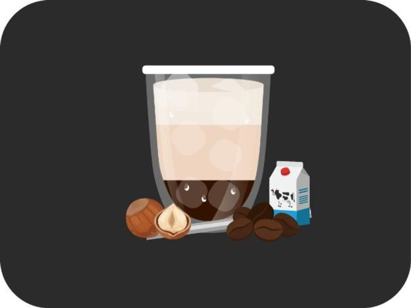 Hazelnut Iced Latte