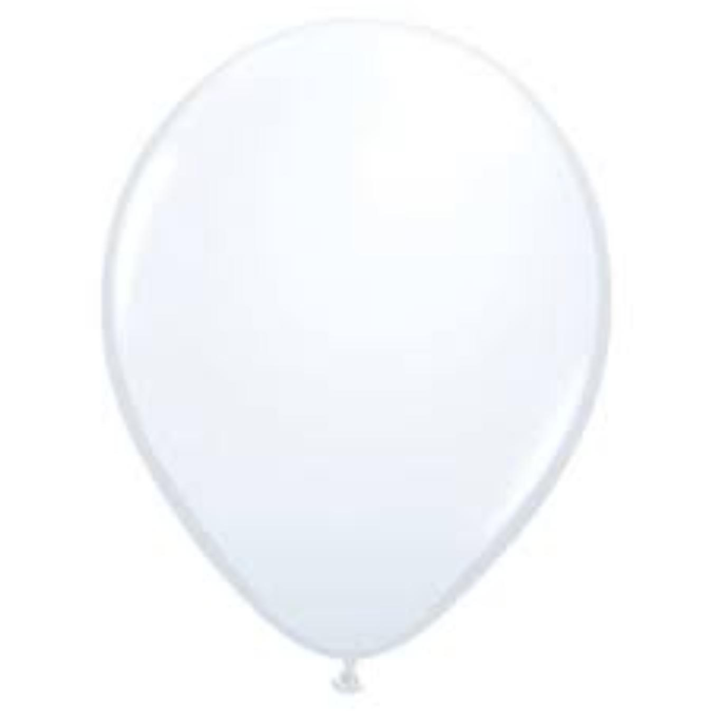 White Helium Balloon
