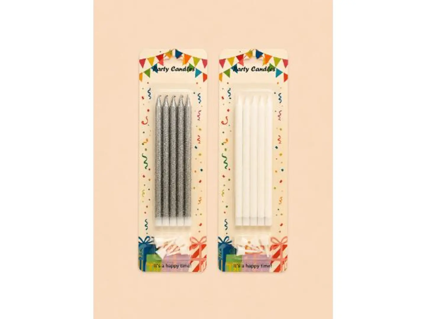 Silver And White Candles
