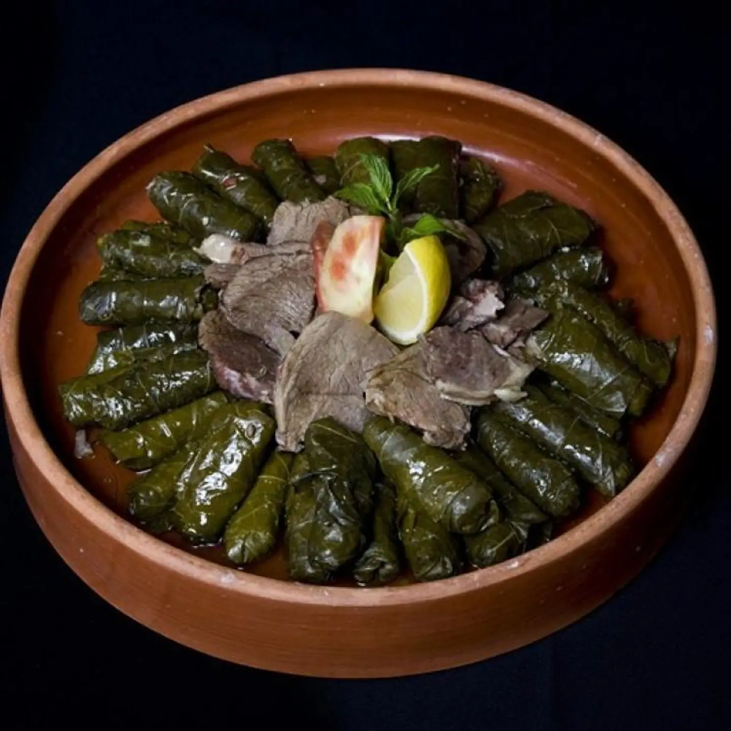 ورق عنب  باللحم البلدي