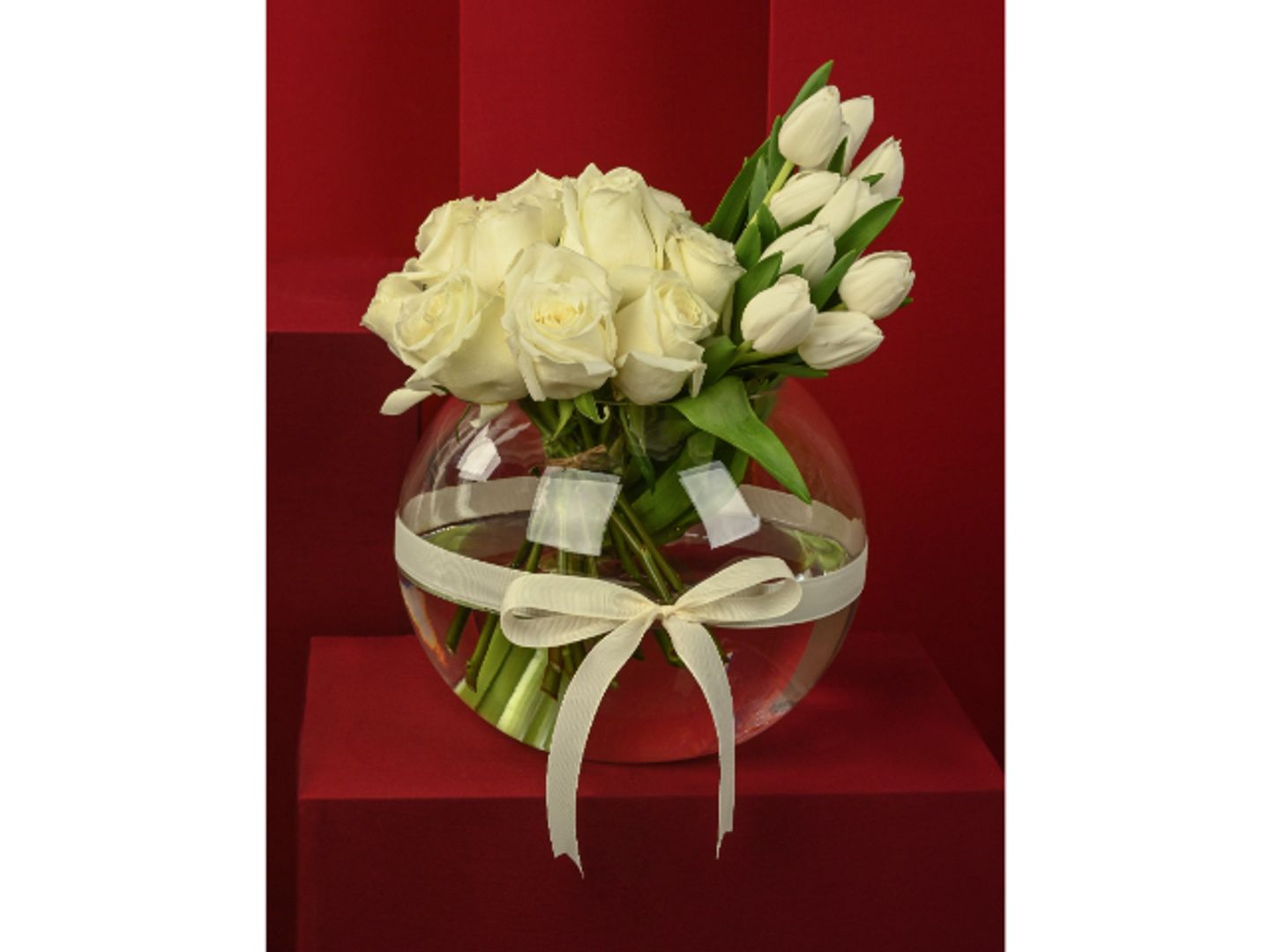 White Tulip Vase