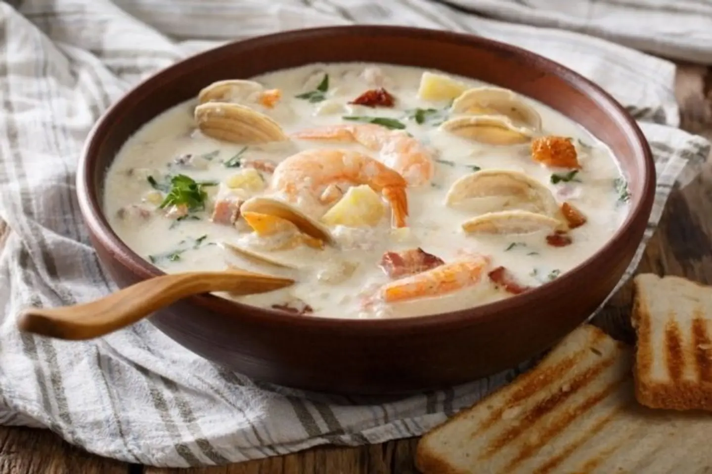 شوربة ثمار البحر