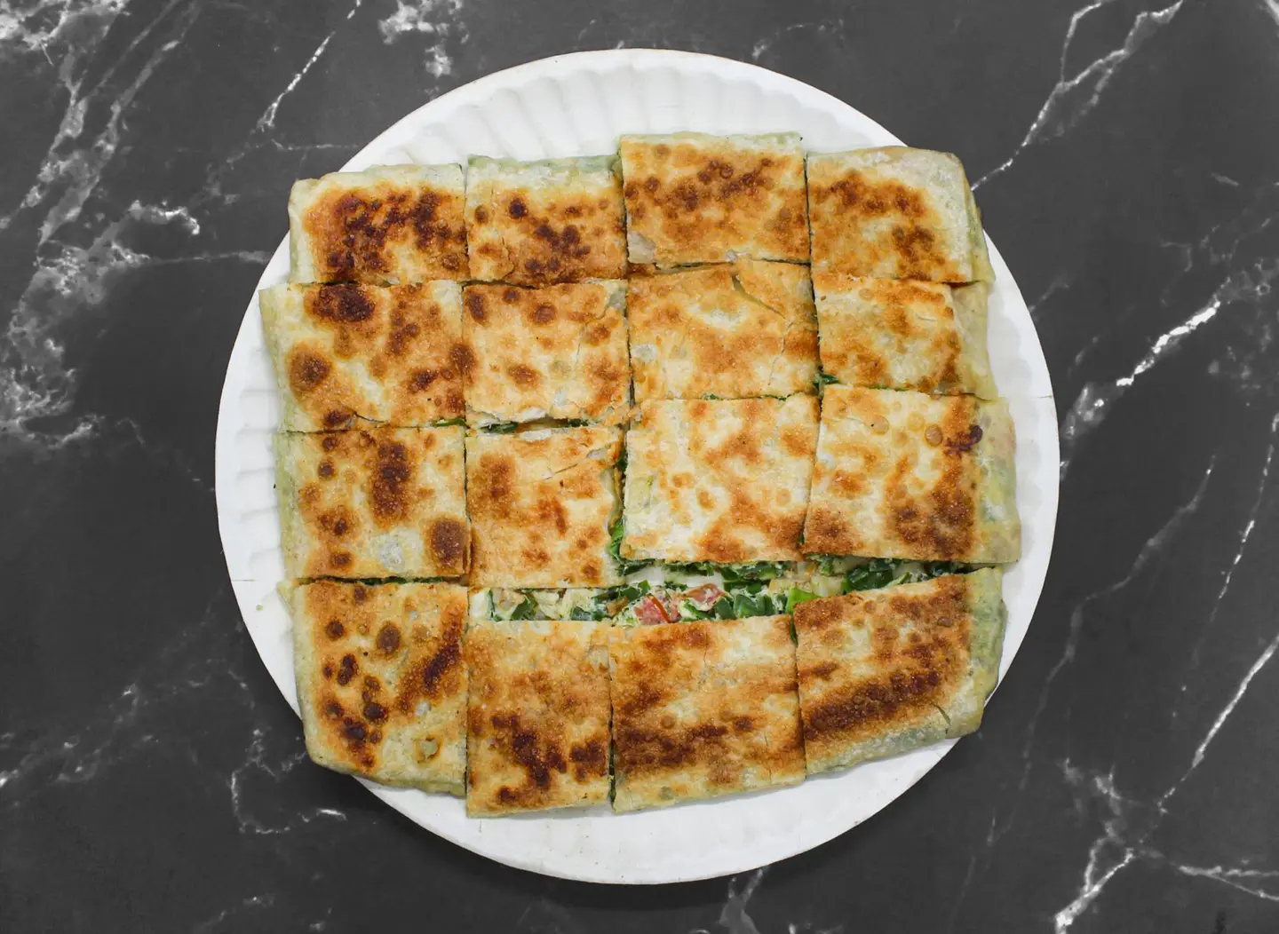 Vegetable Mutabbak With Tuna