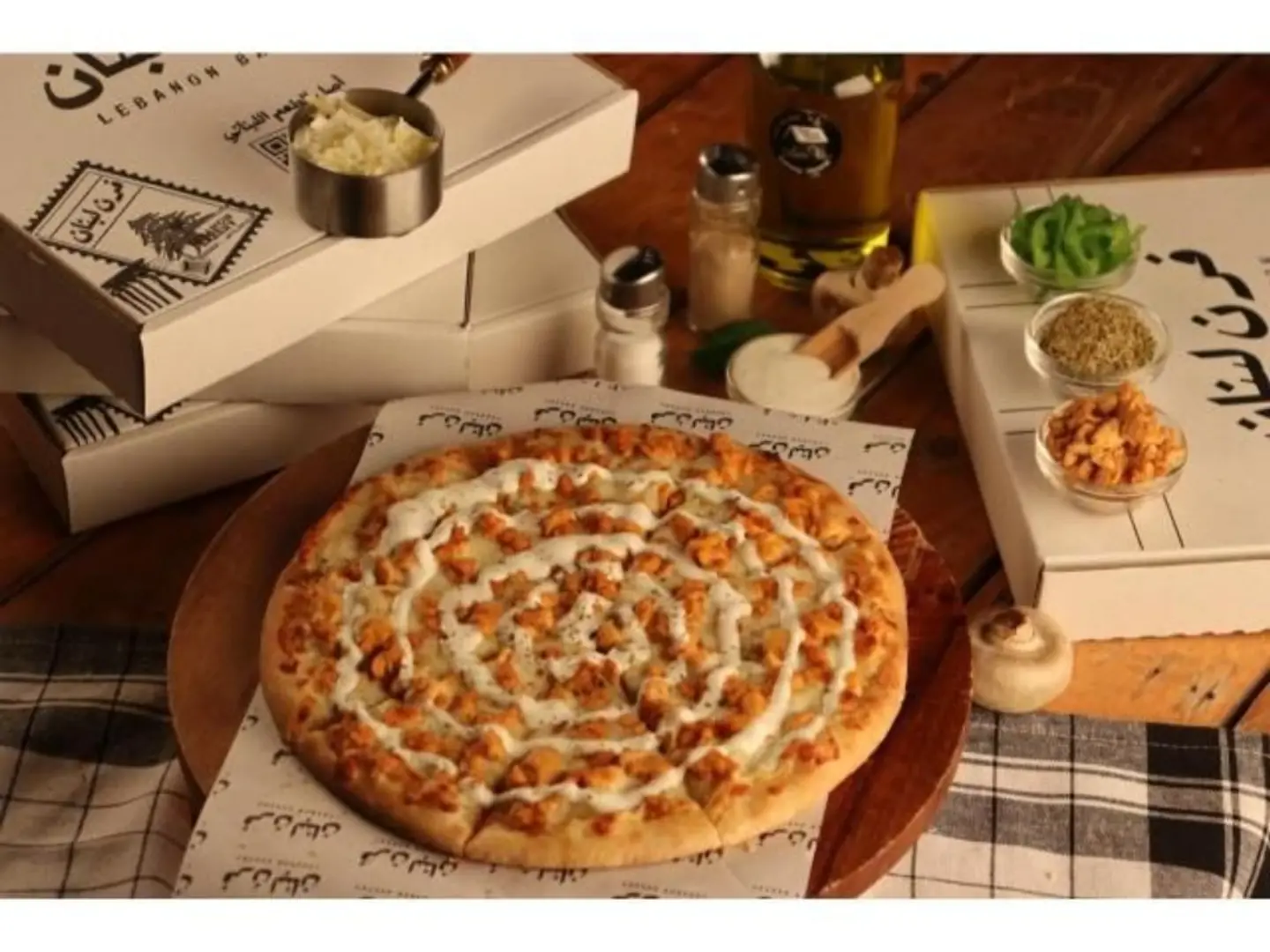 شاورما دجاج ثومية او رانش لبناني