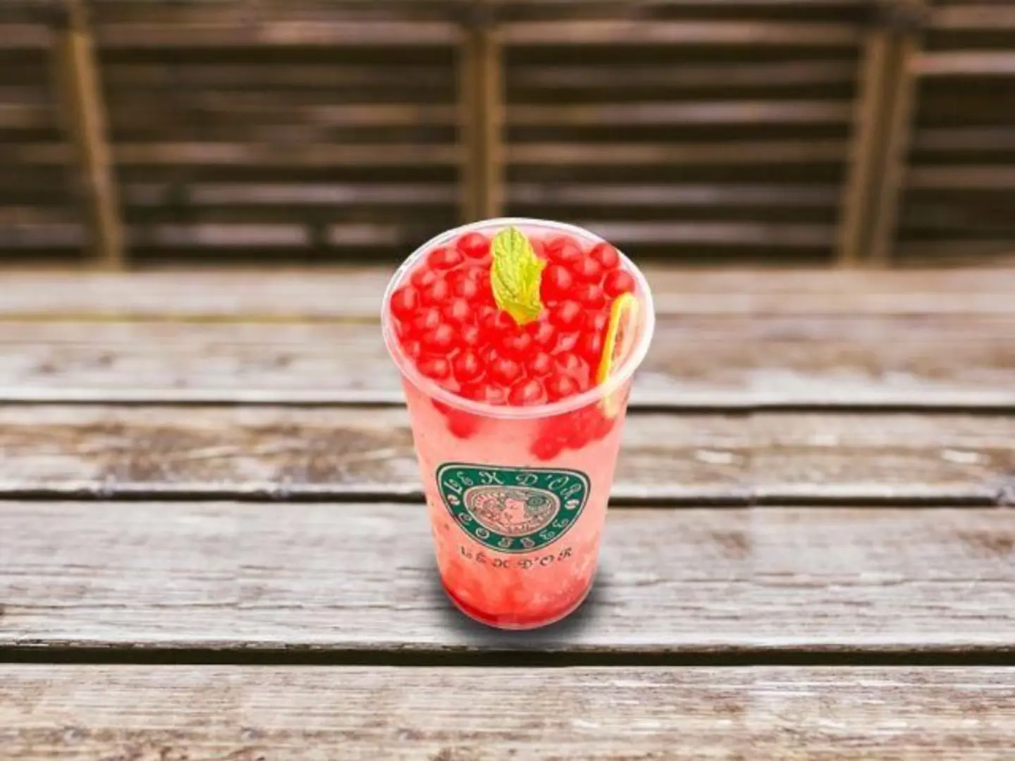 بوبا الفراولة