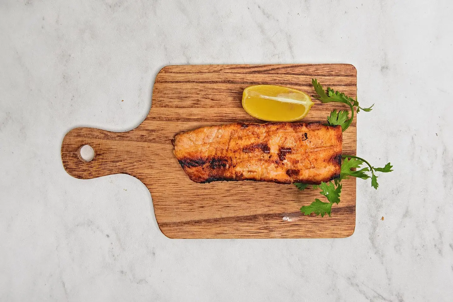 سمك بصلصه الخردل