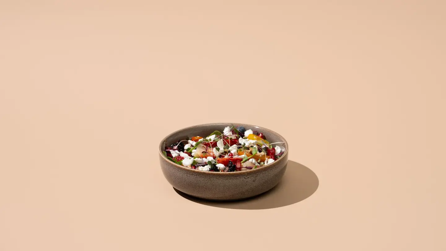 Goat Cheese Berries Salad