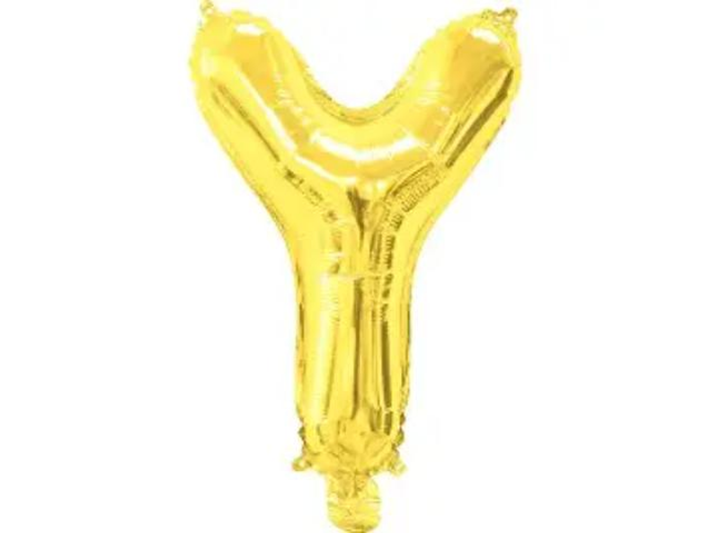 Gold Letter Balloon Y