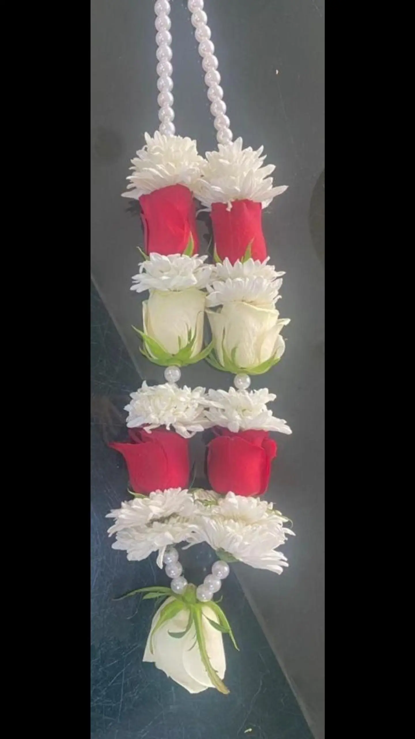 Rose Necklace 1 - Red