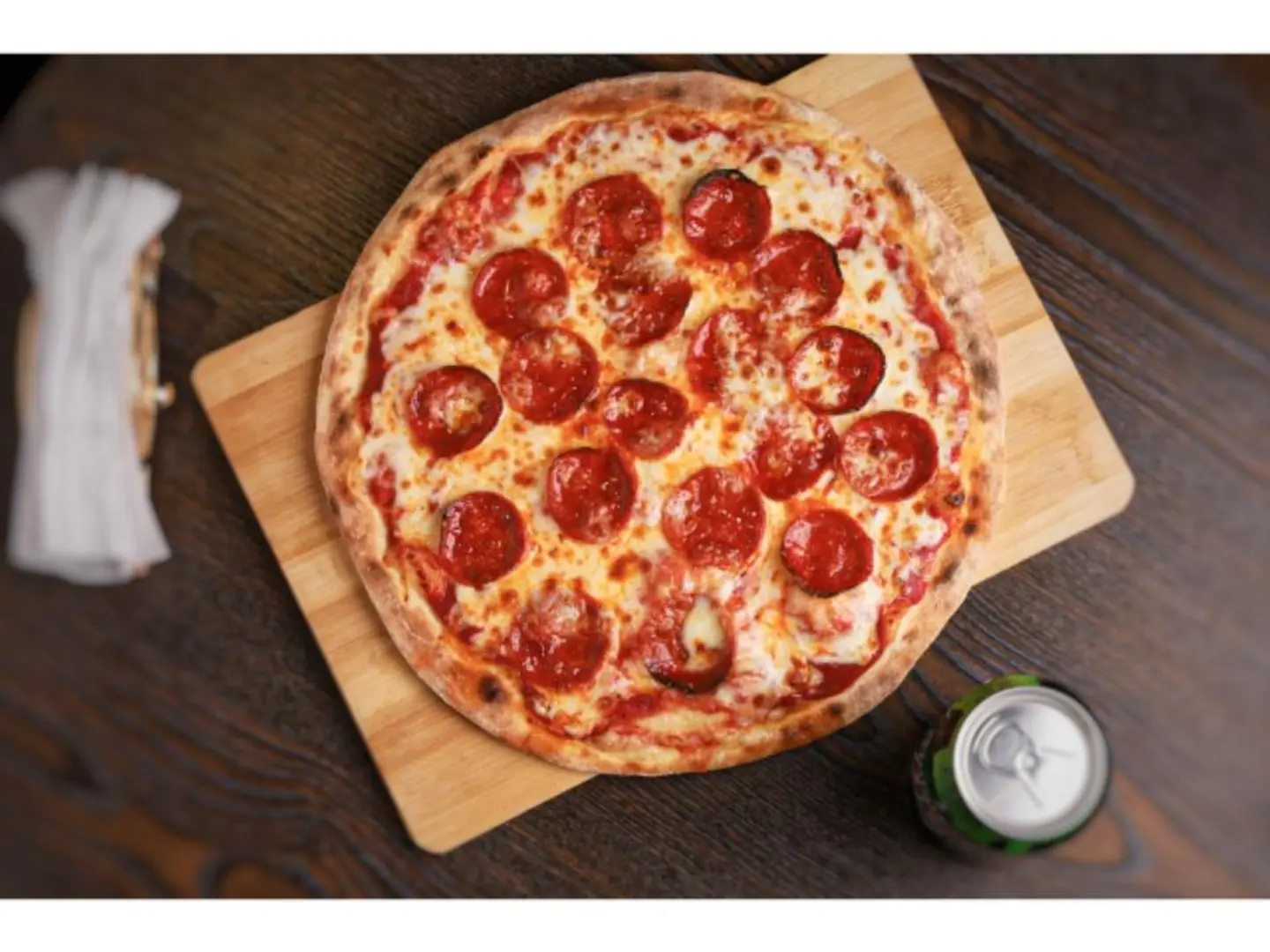 Pepperoni And Vegetable Pizza With Cream Cheese