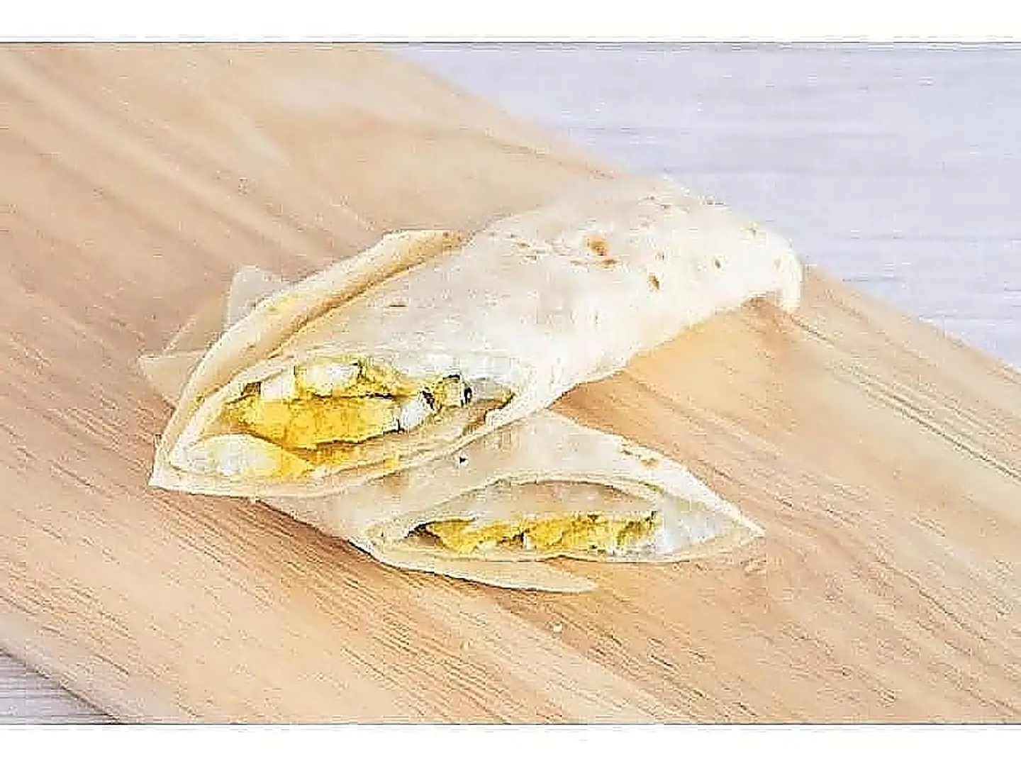 Boiled Egg Chapati With Cheese