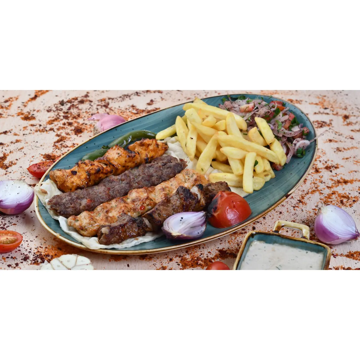 مشكل لحم ٤ اسياخ