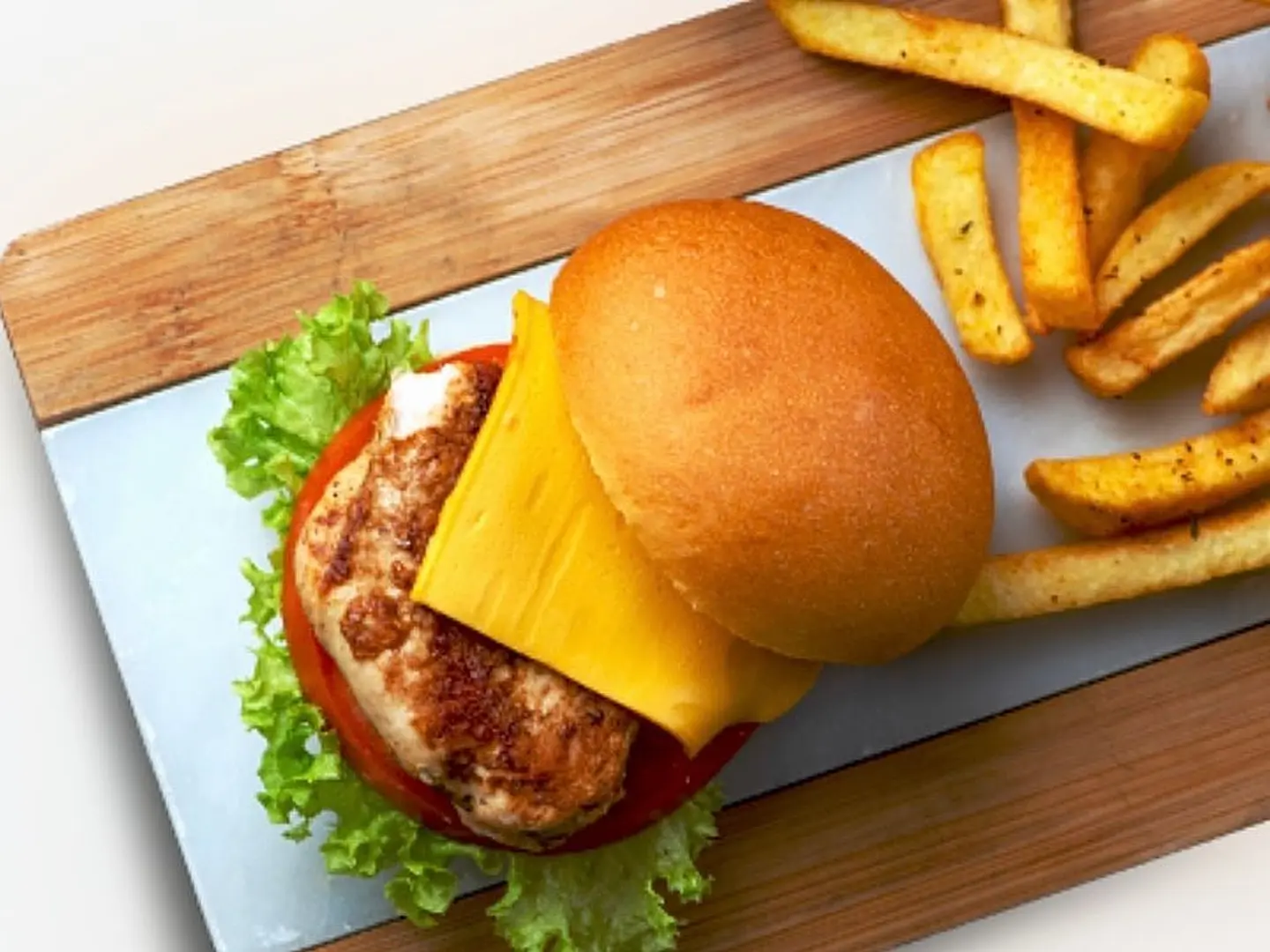 Plain Chicken Burger