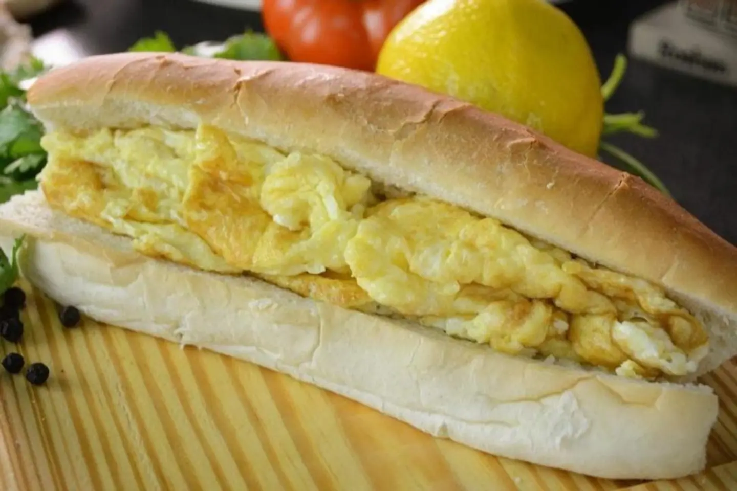 Fried Eggs Saj Bread