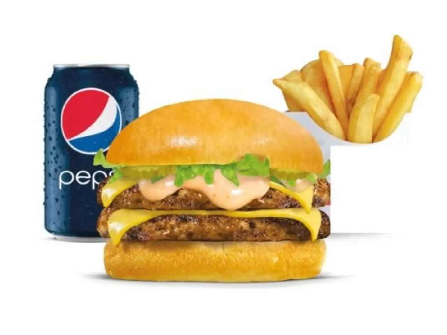 وجبة برجر دبل