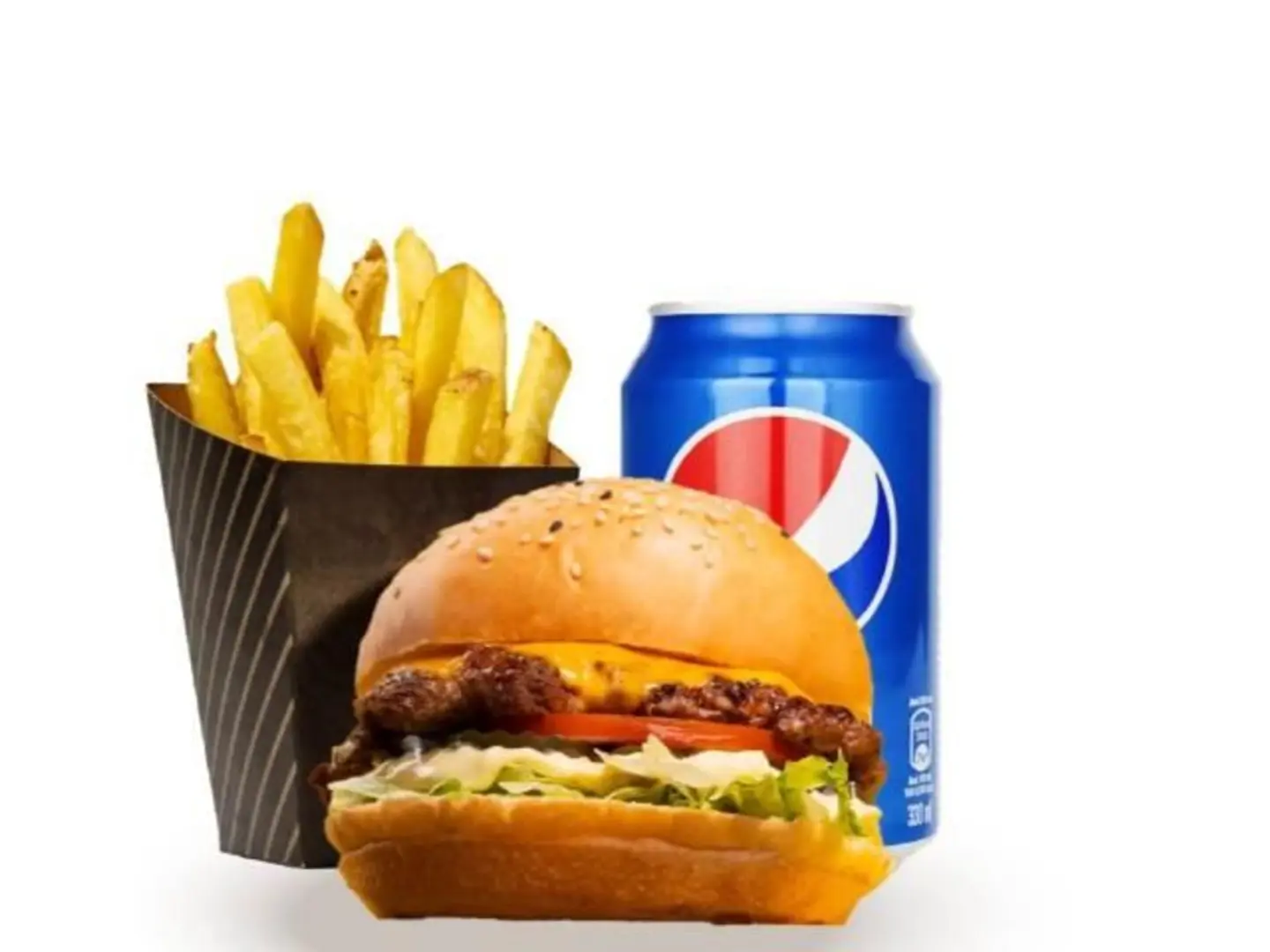 وجبة برجر لحم