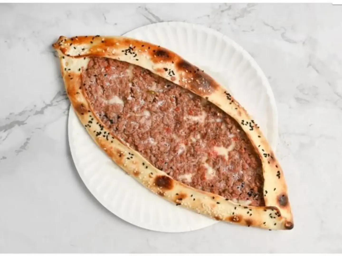 فطيرة لحم سادة مفتوح