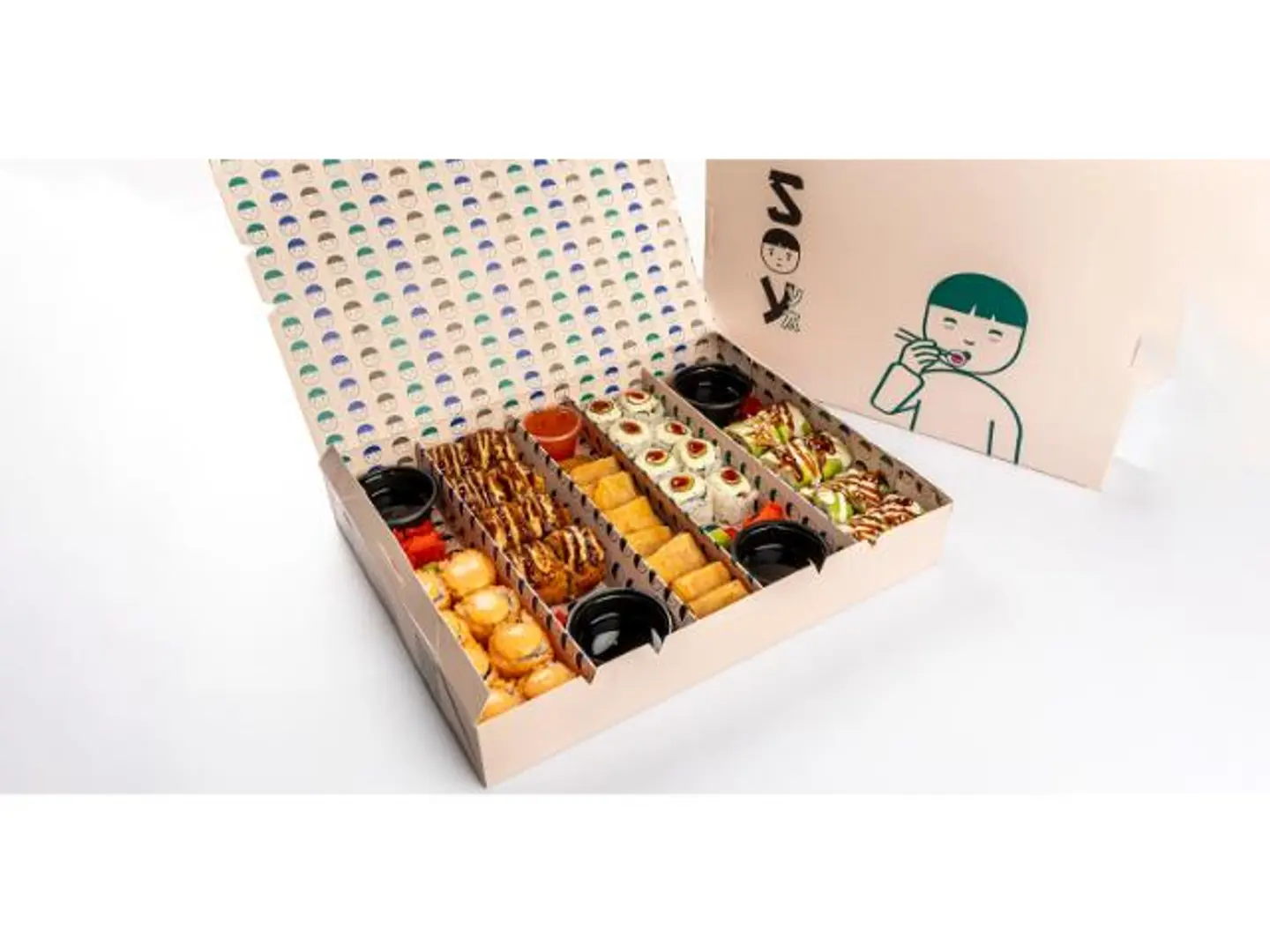 Party Box (32 Pieces + 6 Samosas)