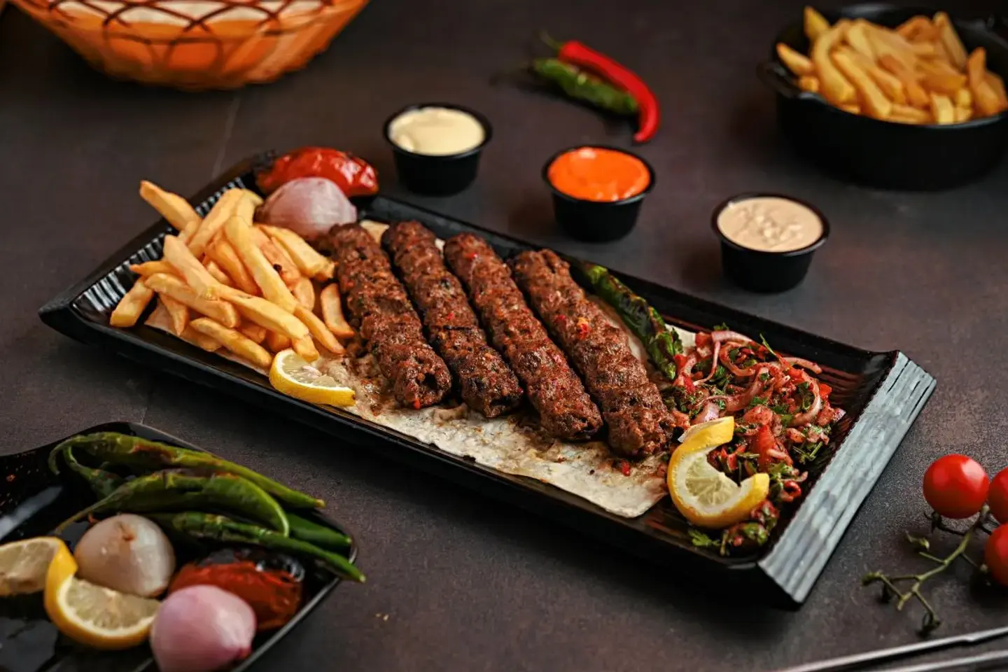 نصف كيلو كباب لحم نعيمي 7اسياخ